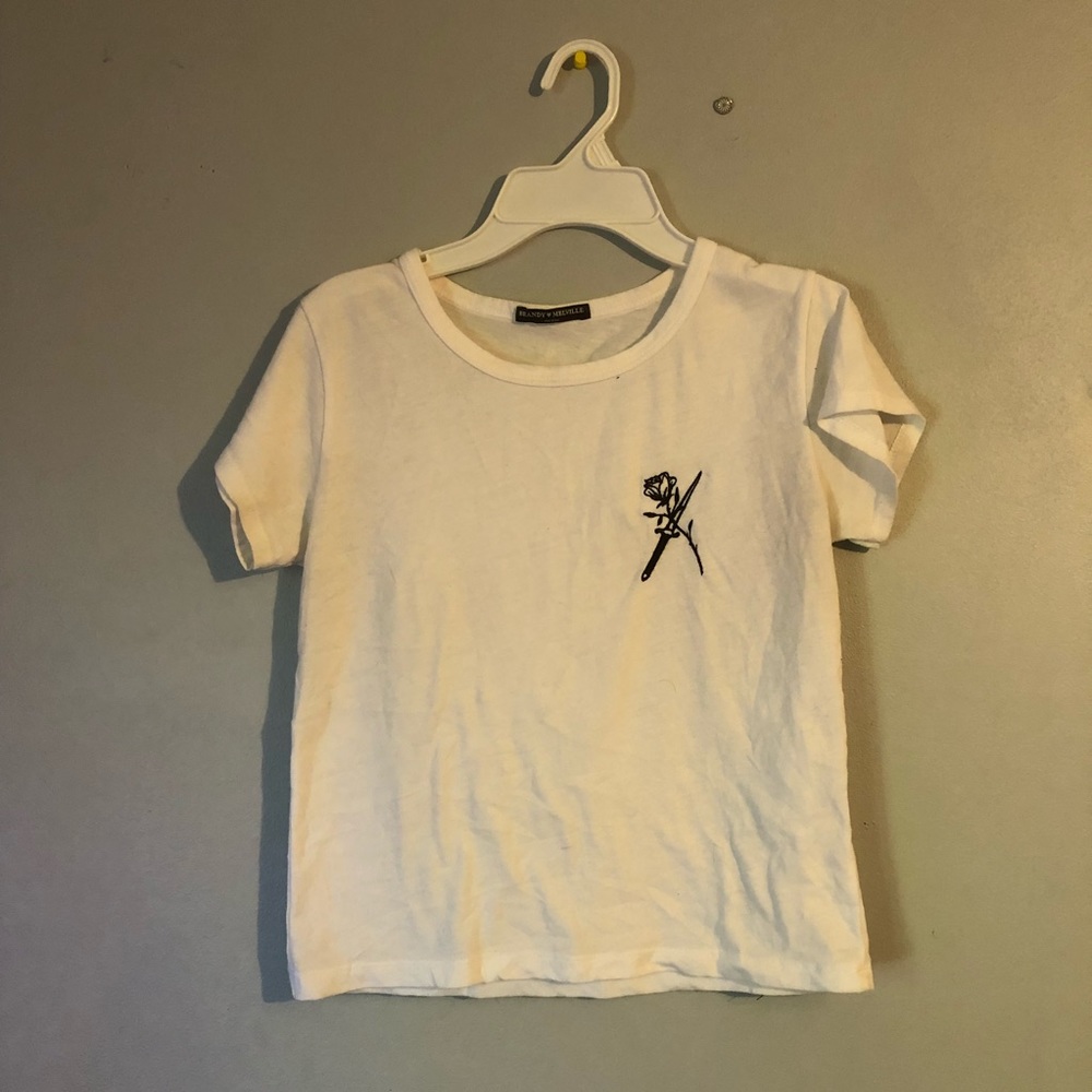 rose crop top